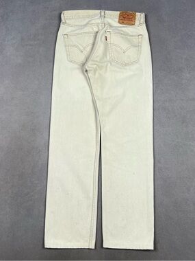 Vintage Levi's 501 Jeans Off-White/Cream